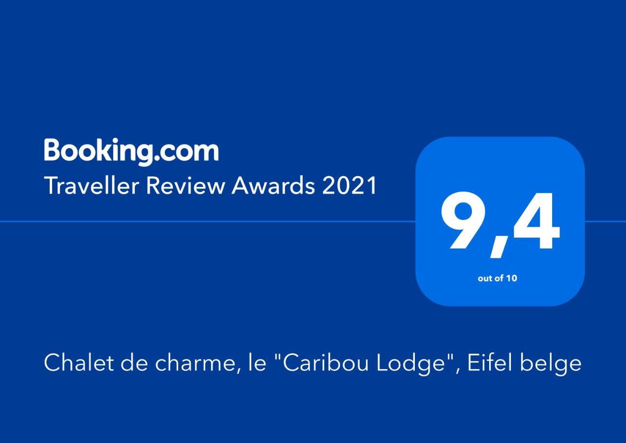 Chalet de charme, le Caribou Lodge, Eifel belge Büllingen Buitenkant foto