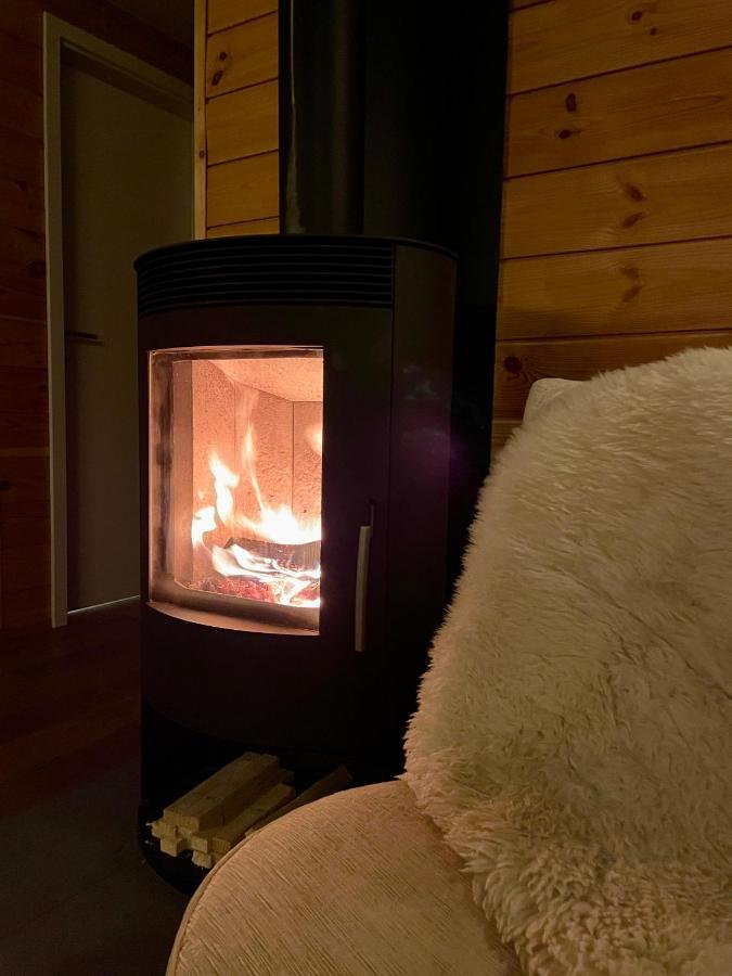 Chalet de charme, le Caribou Lodge, Eifel belge Büllingen Buitenkant foto